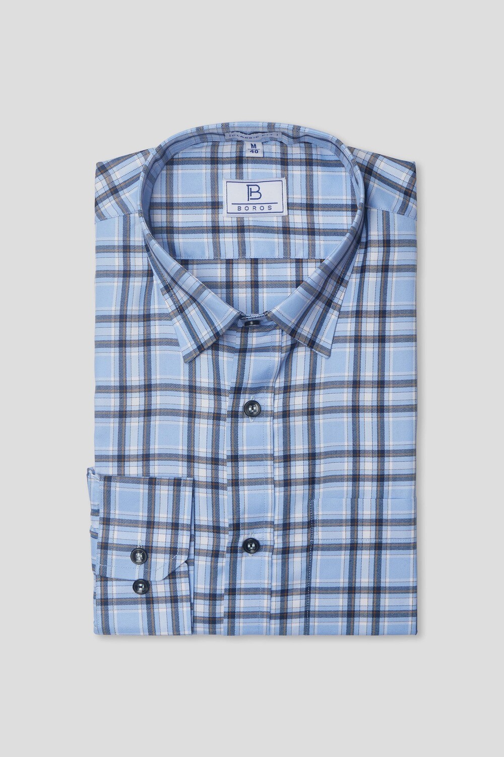Soft Blue Checks