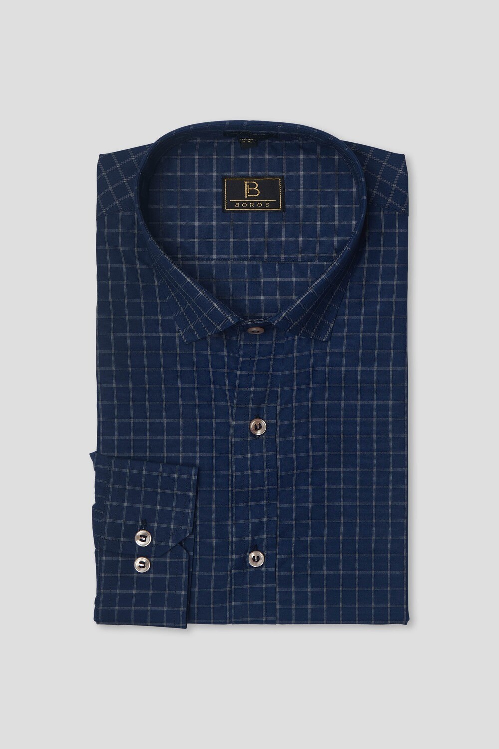 Deep Blue Grid Checks