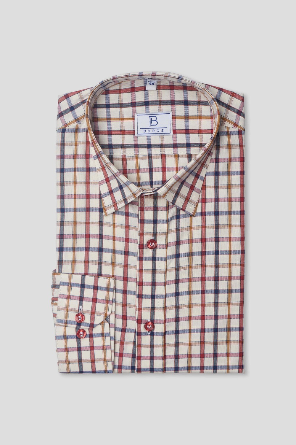 Oyster Red Checks