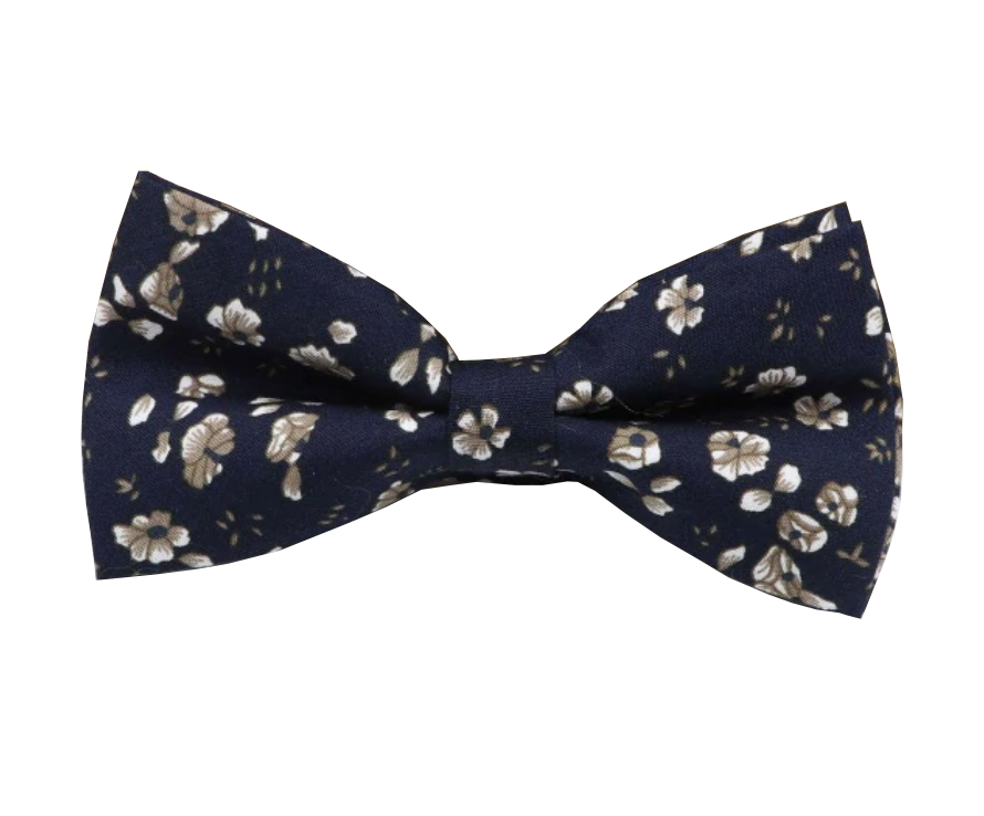 Navy Blue Bow