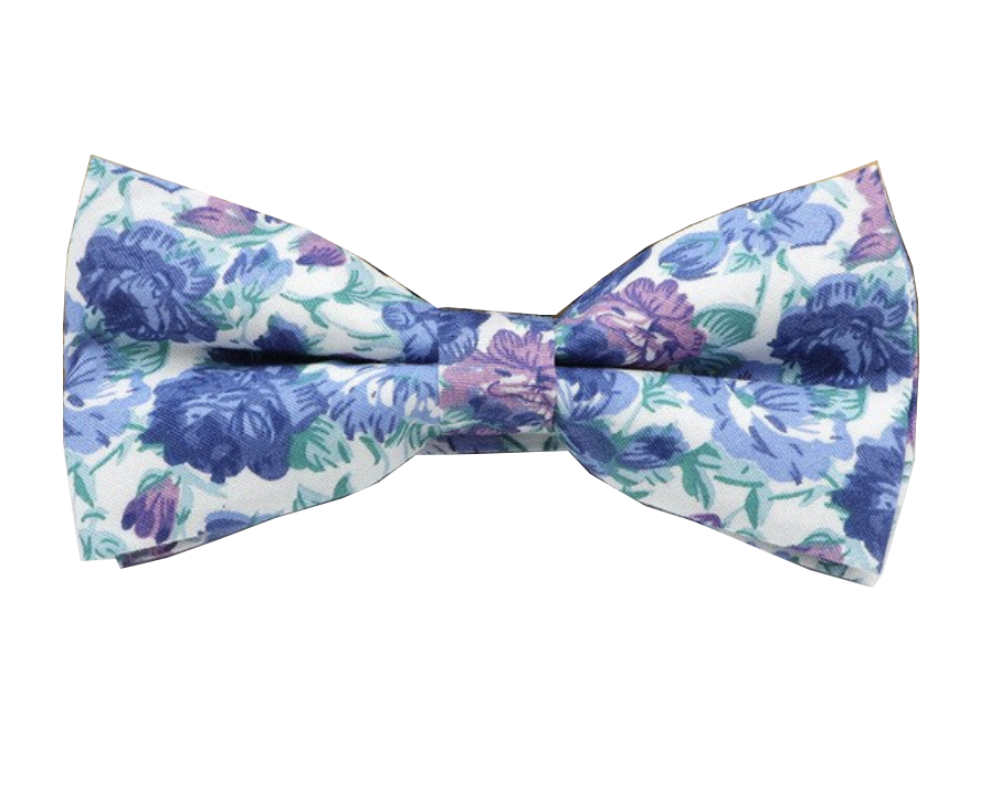 Purple and Blue Bow