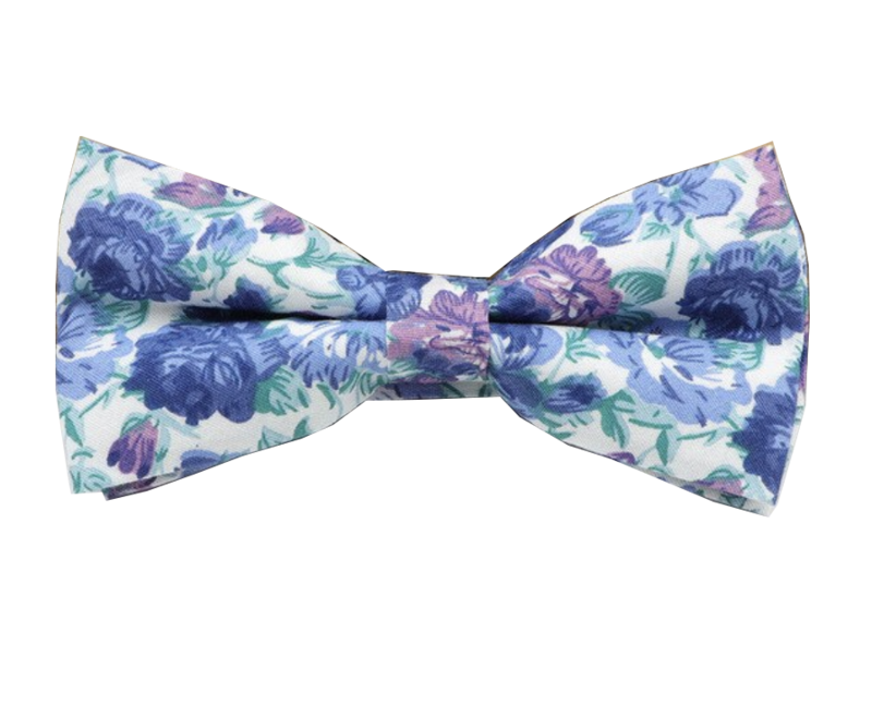 Purple and Blue Bow