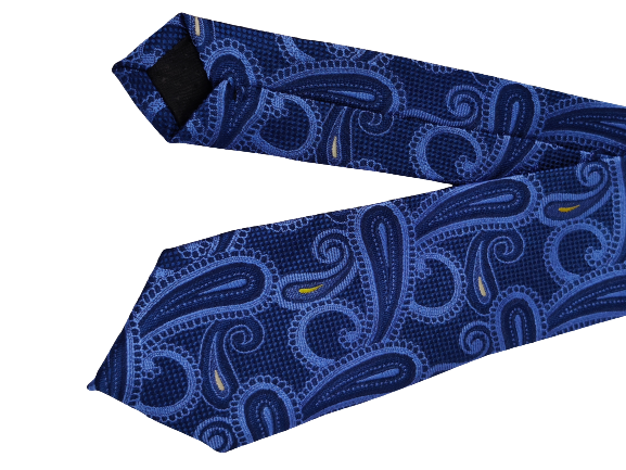 Blue Paisley Tie