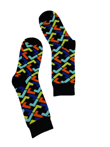 Black Neon Socks