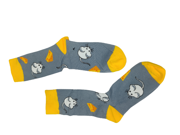 Cheese &amp; Mouse socks