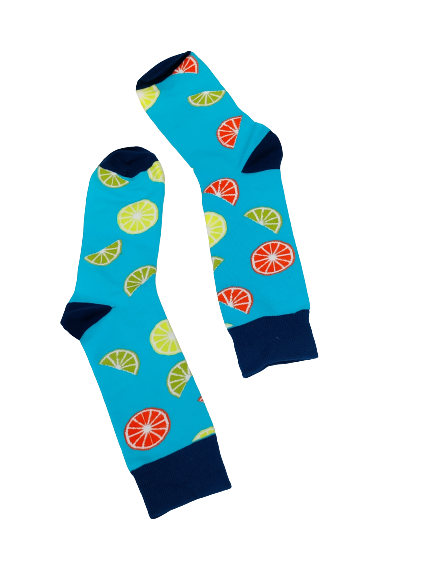 Lemon Print Socks