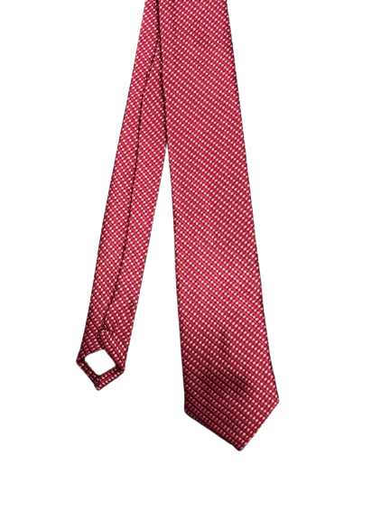 Light Dark Pink Checks Tie