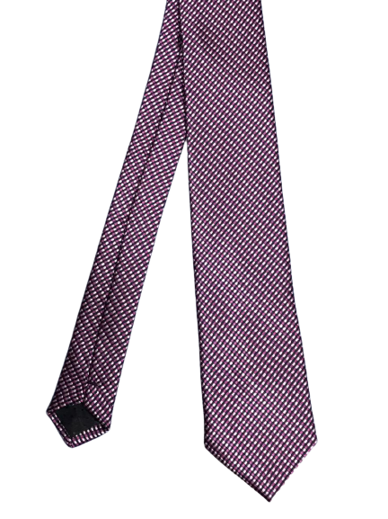 Purple Square Stripes Tie