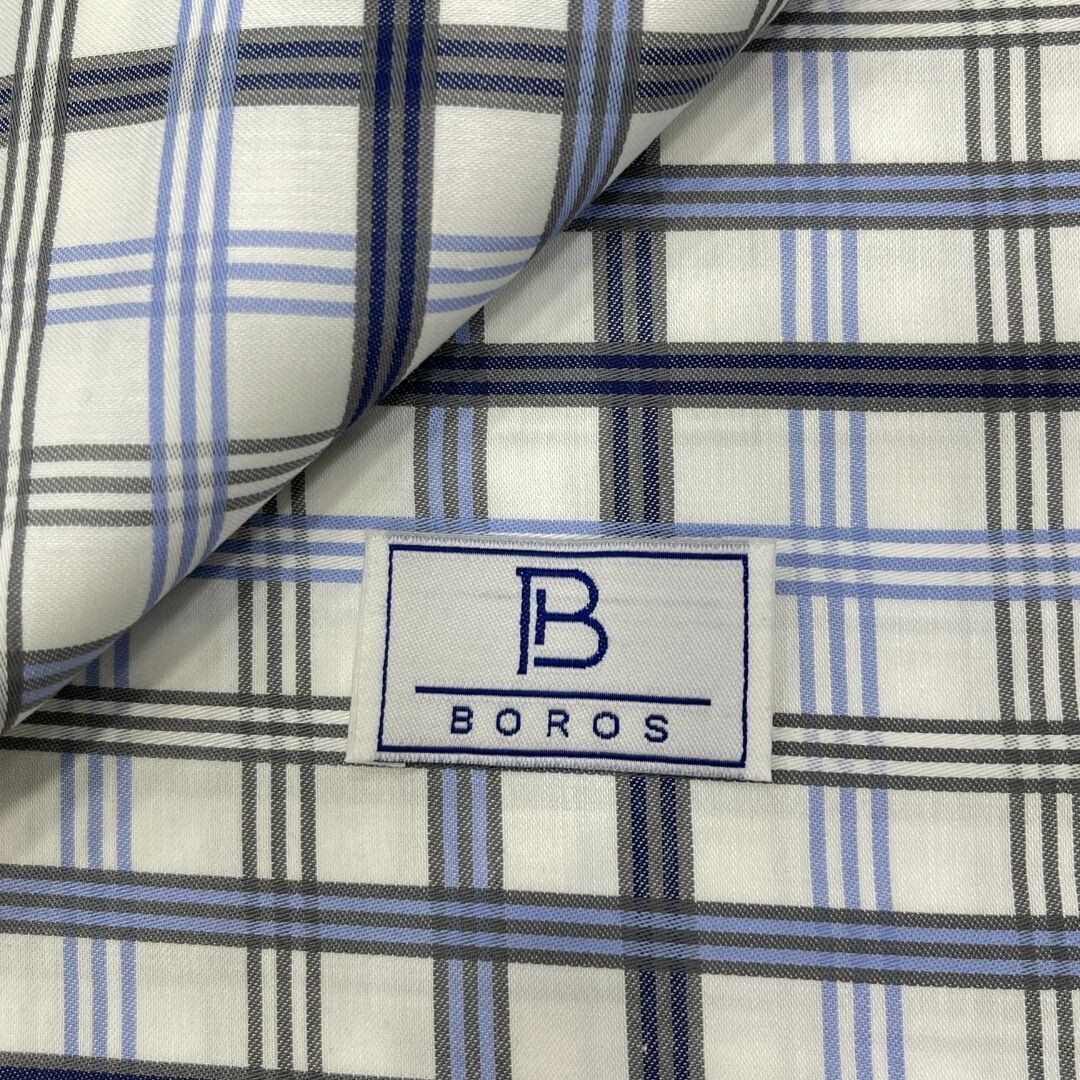 Cold Grey Checks Fabric