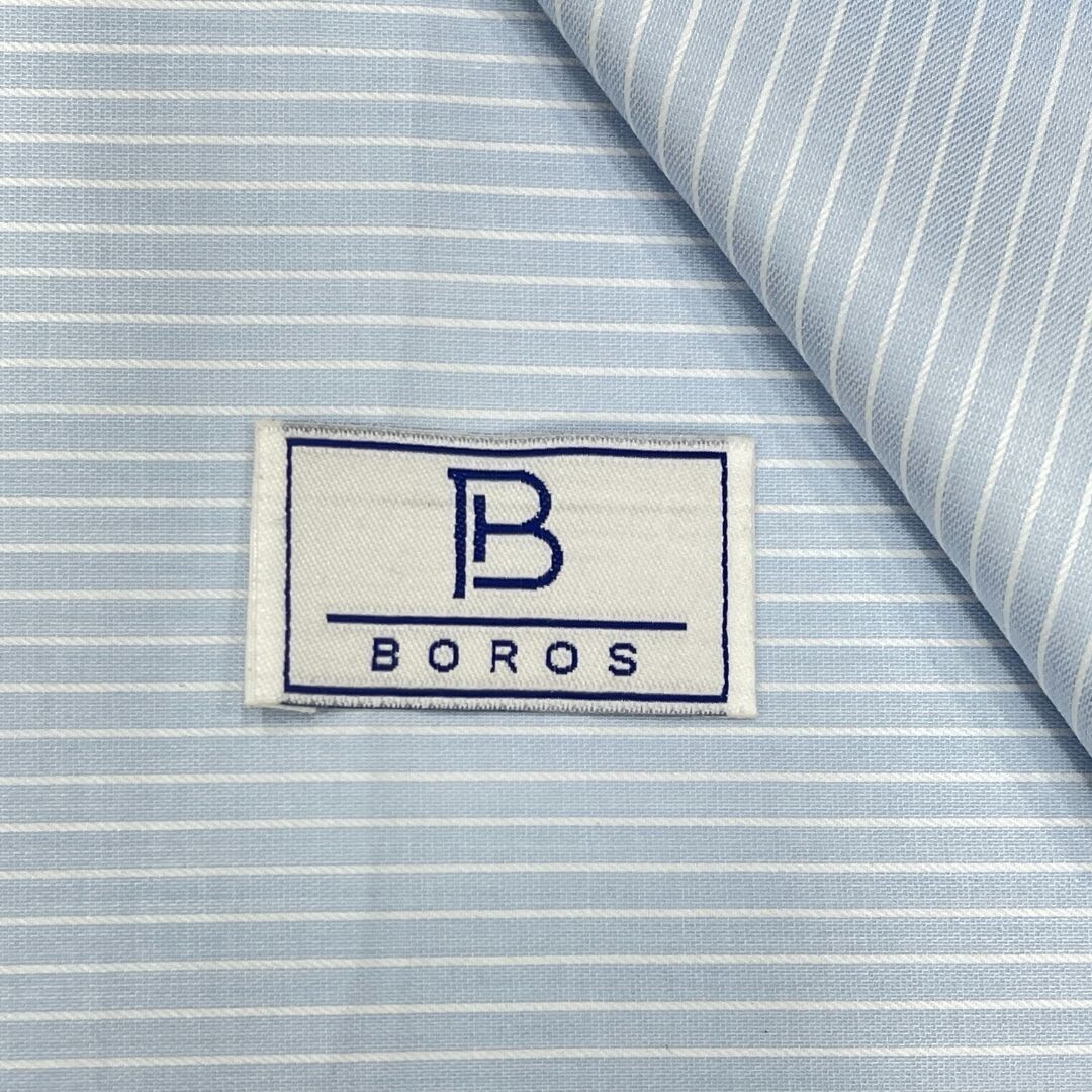 Turquoise Blue Stripes Fabric