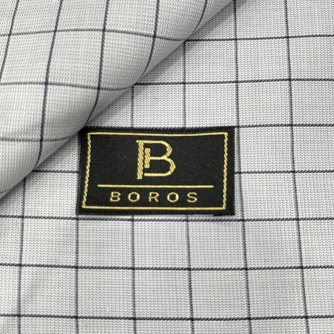 Taylor Grey Checks Fabric