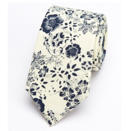 White dark blue flower