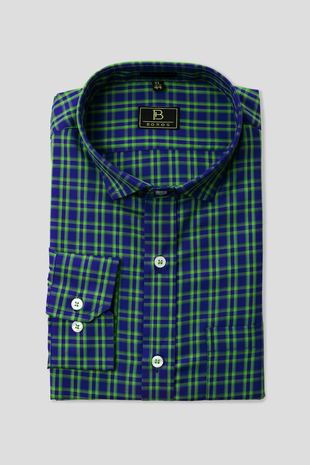 Deep Sea Blue Tartan Checks