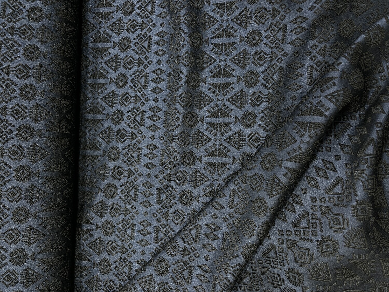 Blue &amp; Black Fabric