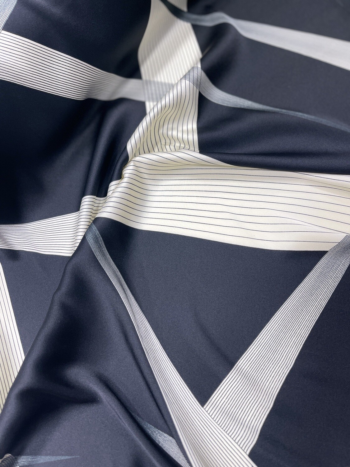 Black Stripes Fabric