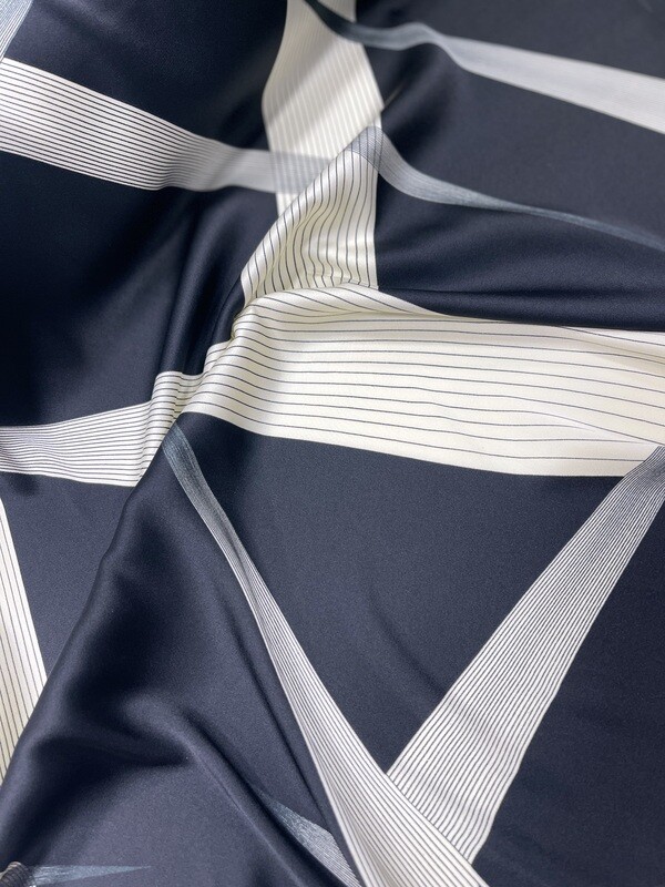 Black Stripes Fabric