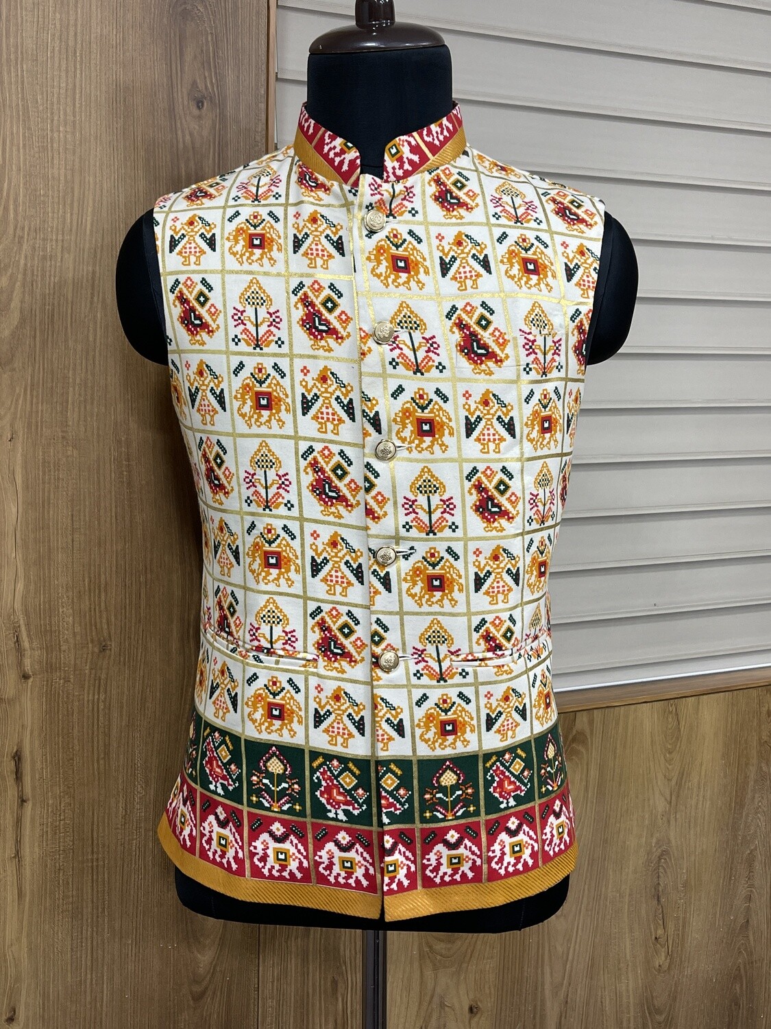 White Patola Modi Jacket