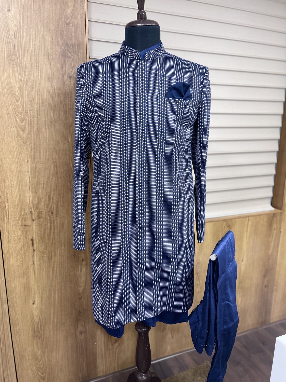 Fancy Blue Sherwani