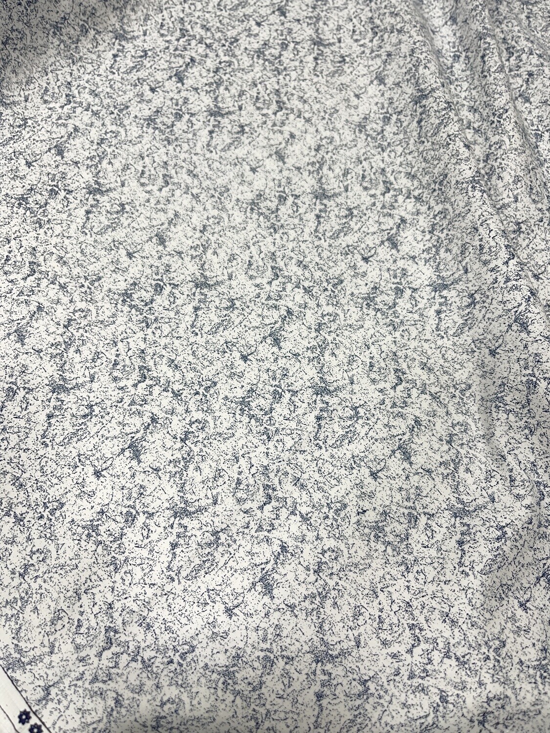 Canvas White Printed Fabric