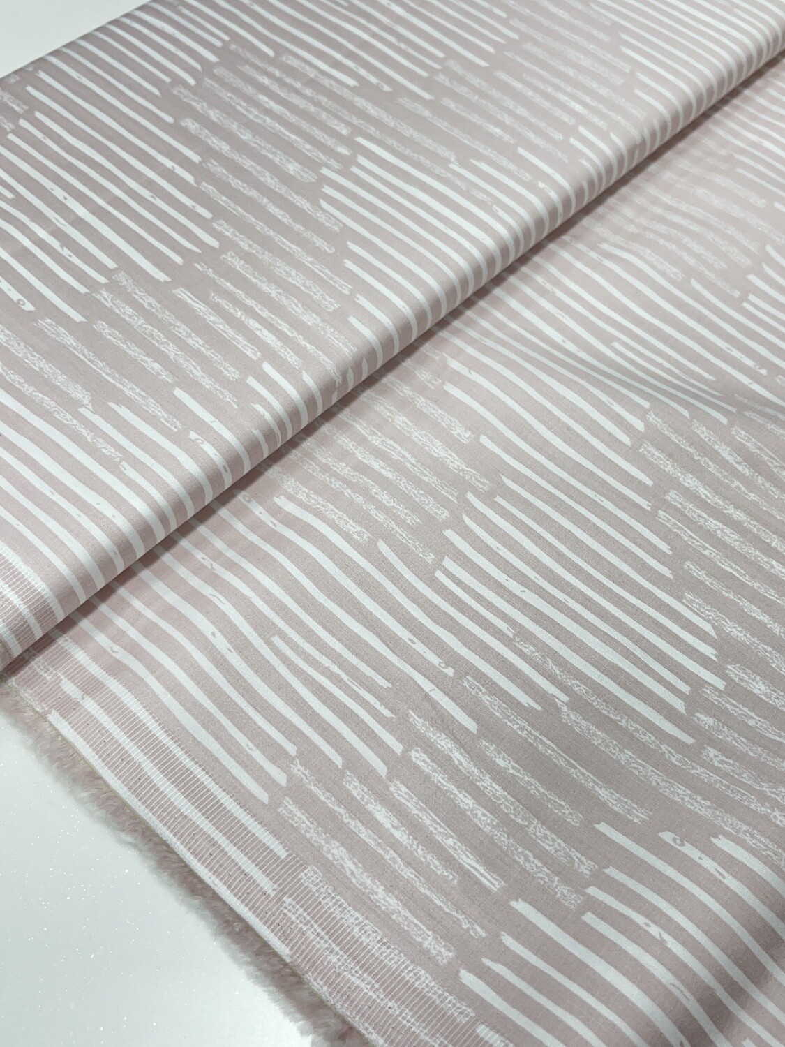 Peach Striped Fabric