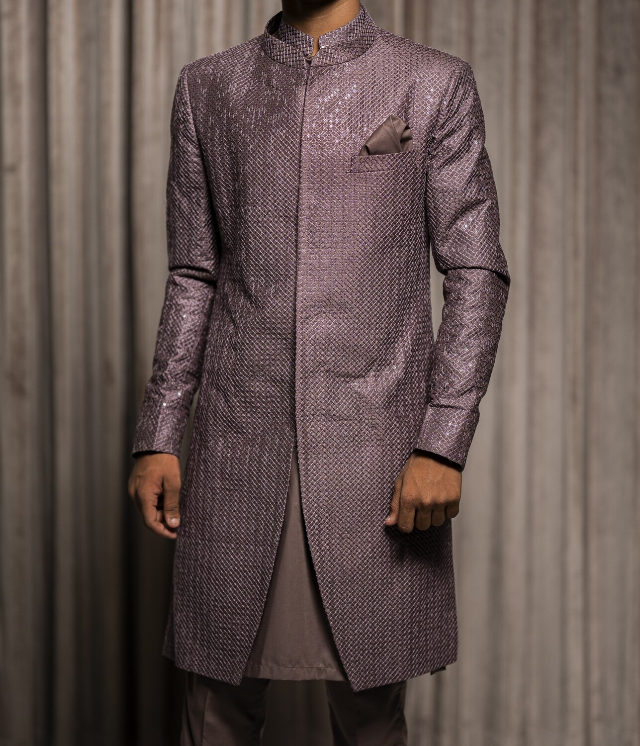 Jazz Pink Ethnic Indo-Western Sherwani