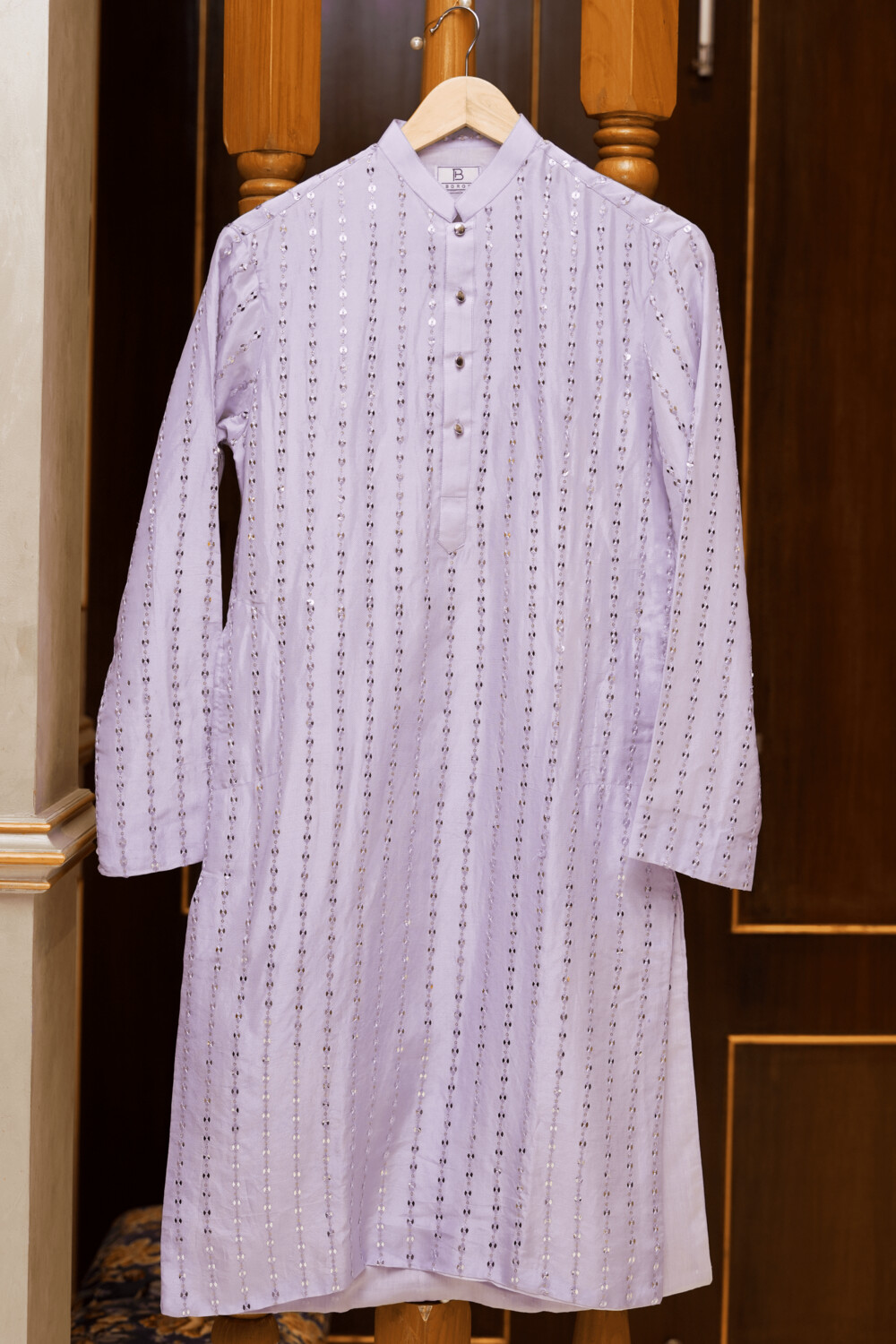 Lavender Sequin Kurta