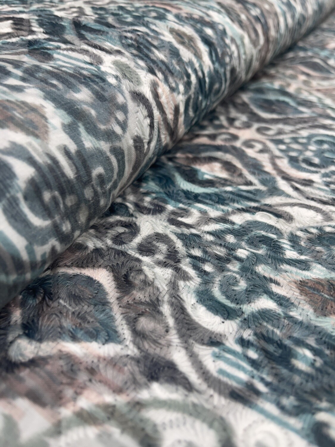 Treasure Patola Blue Fabric