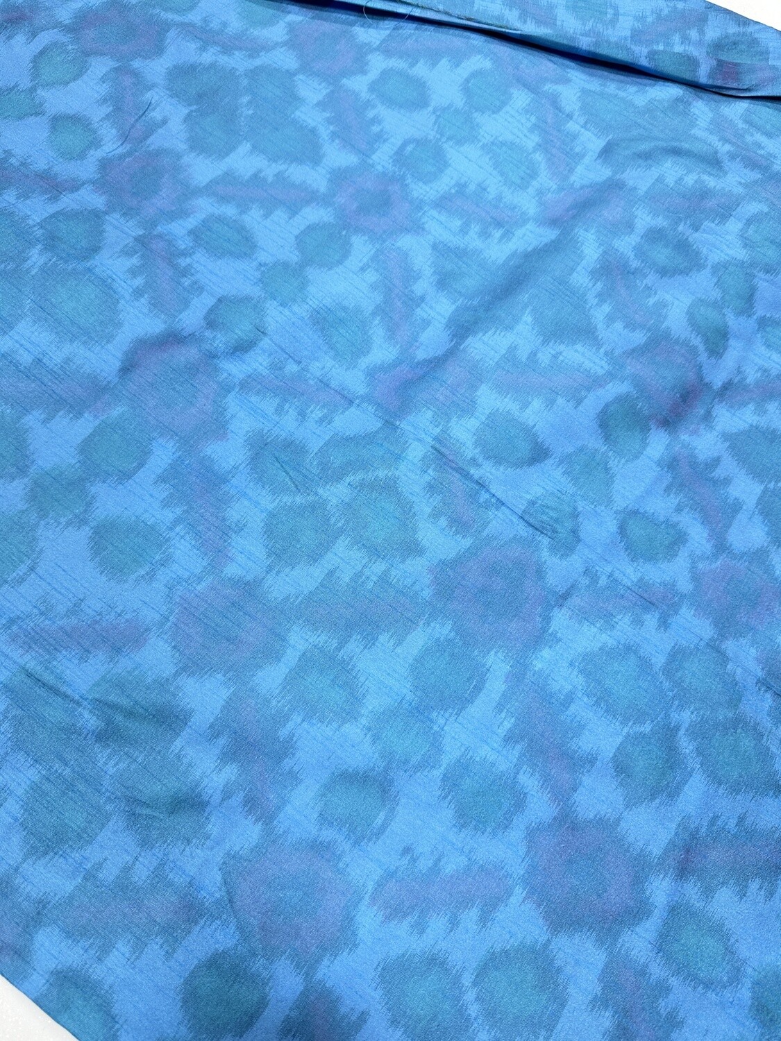 Light Blue Ikkat Fabric