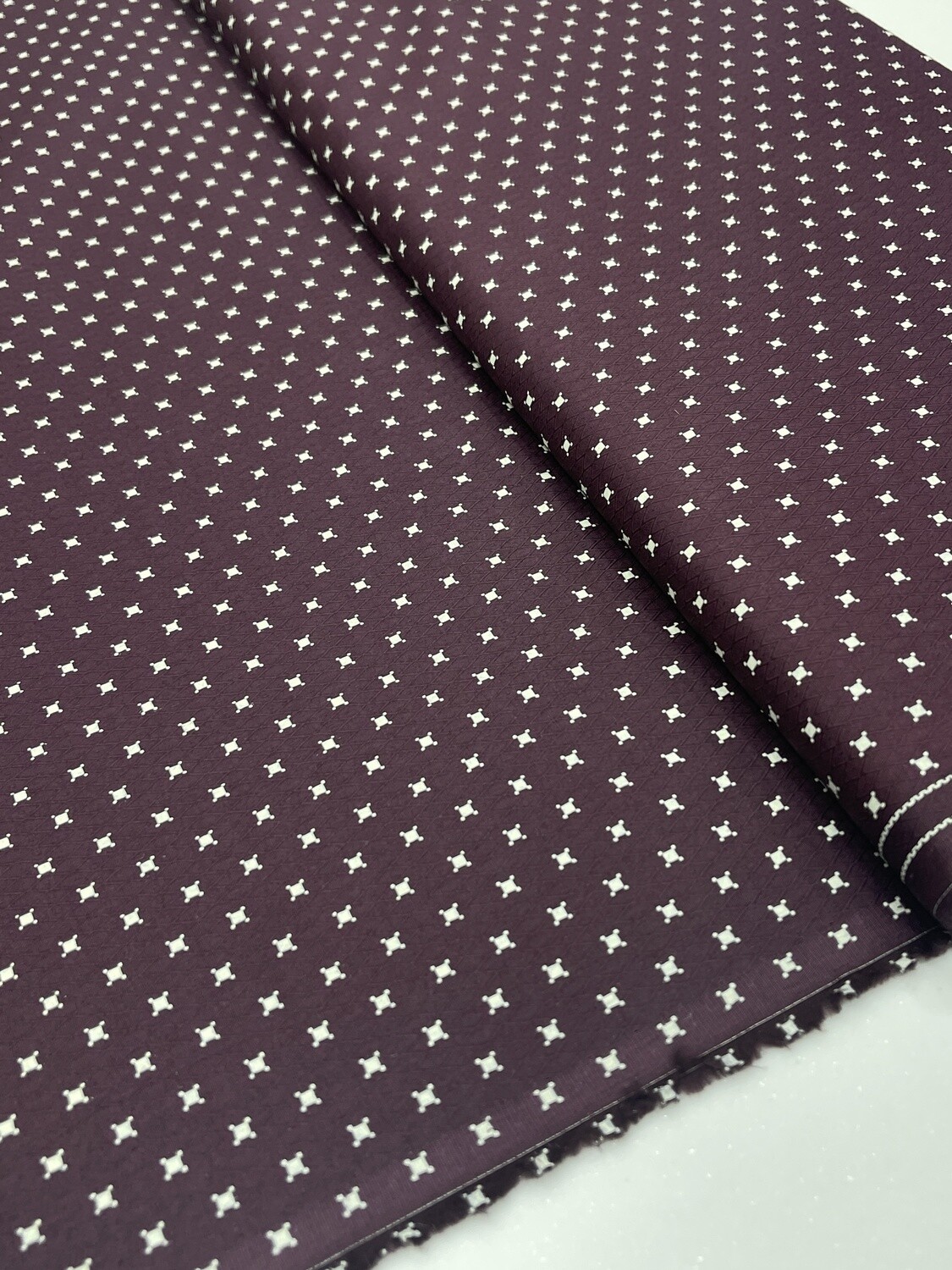 Cranberry Maroon Printed Fabric