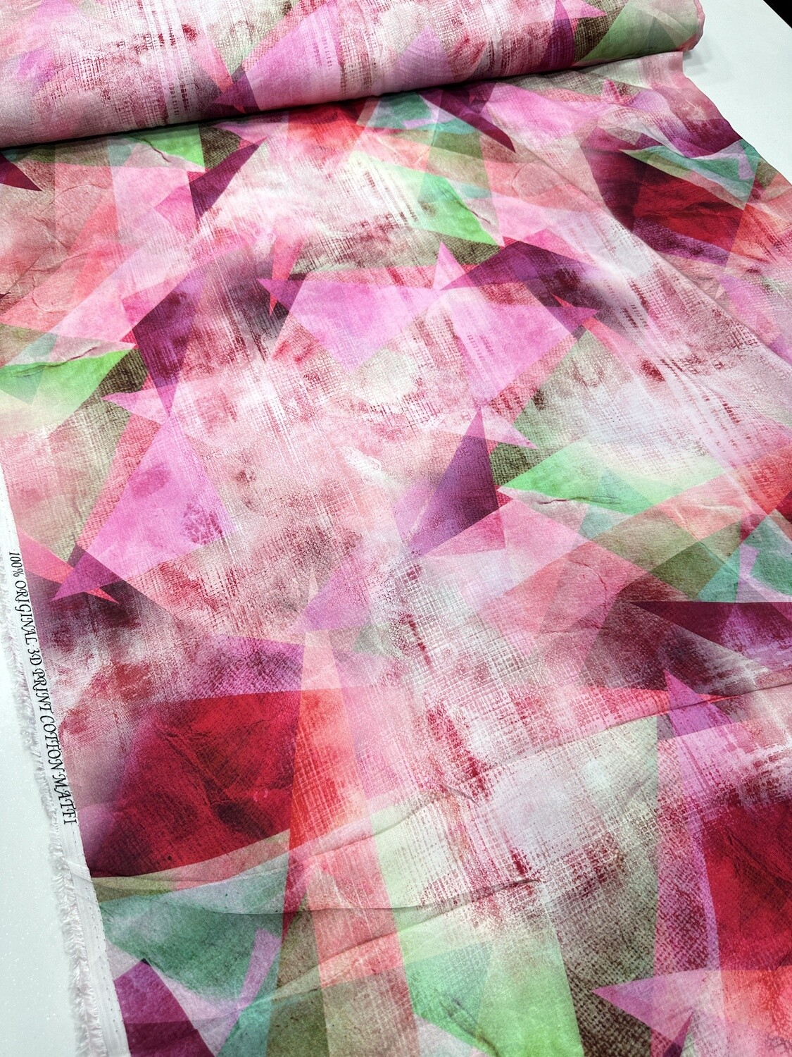 Dark &amp; Light Pink Printed Fabric