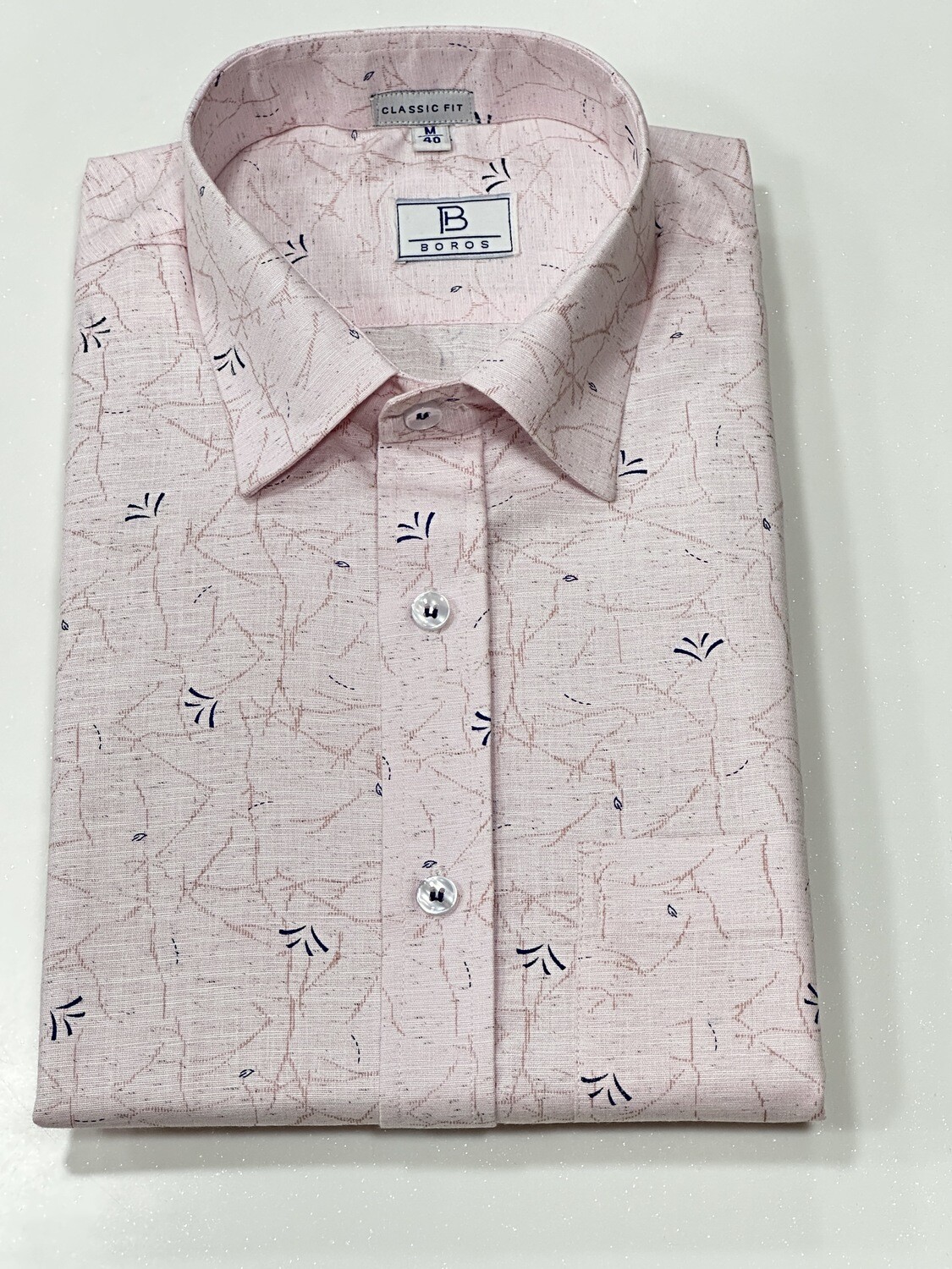 Dyed Pink &amp; Blue Printed