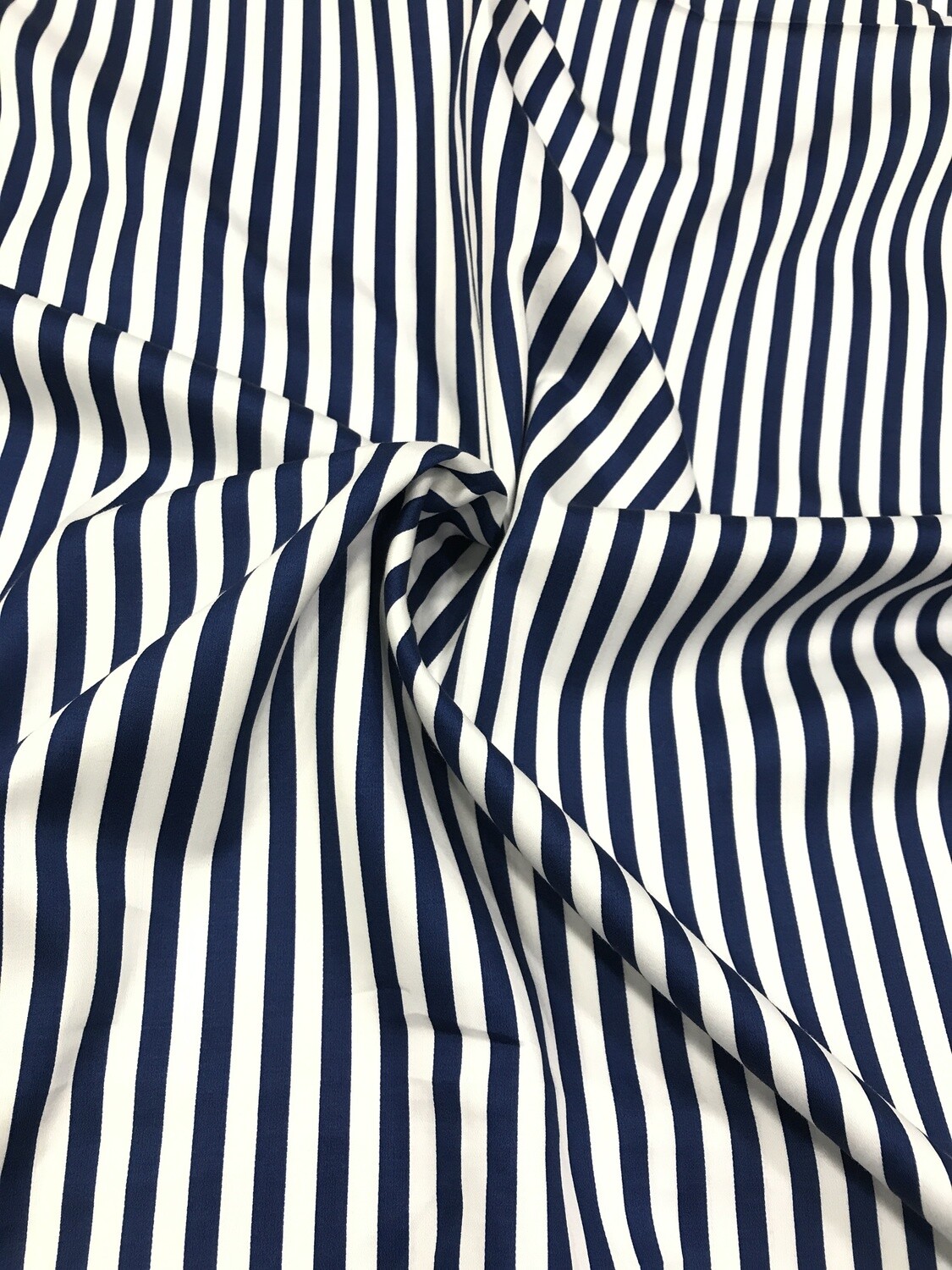 Blue &amp; White Stripes Fabric