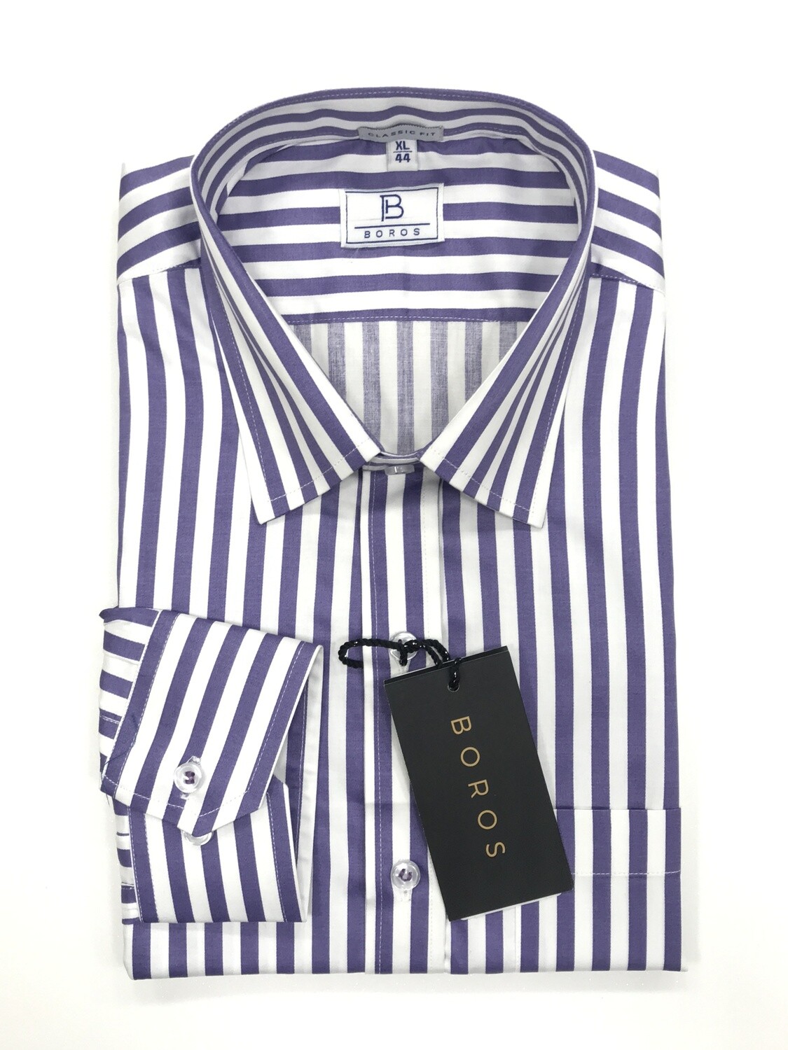 White &amp; Purple Stripes