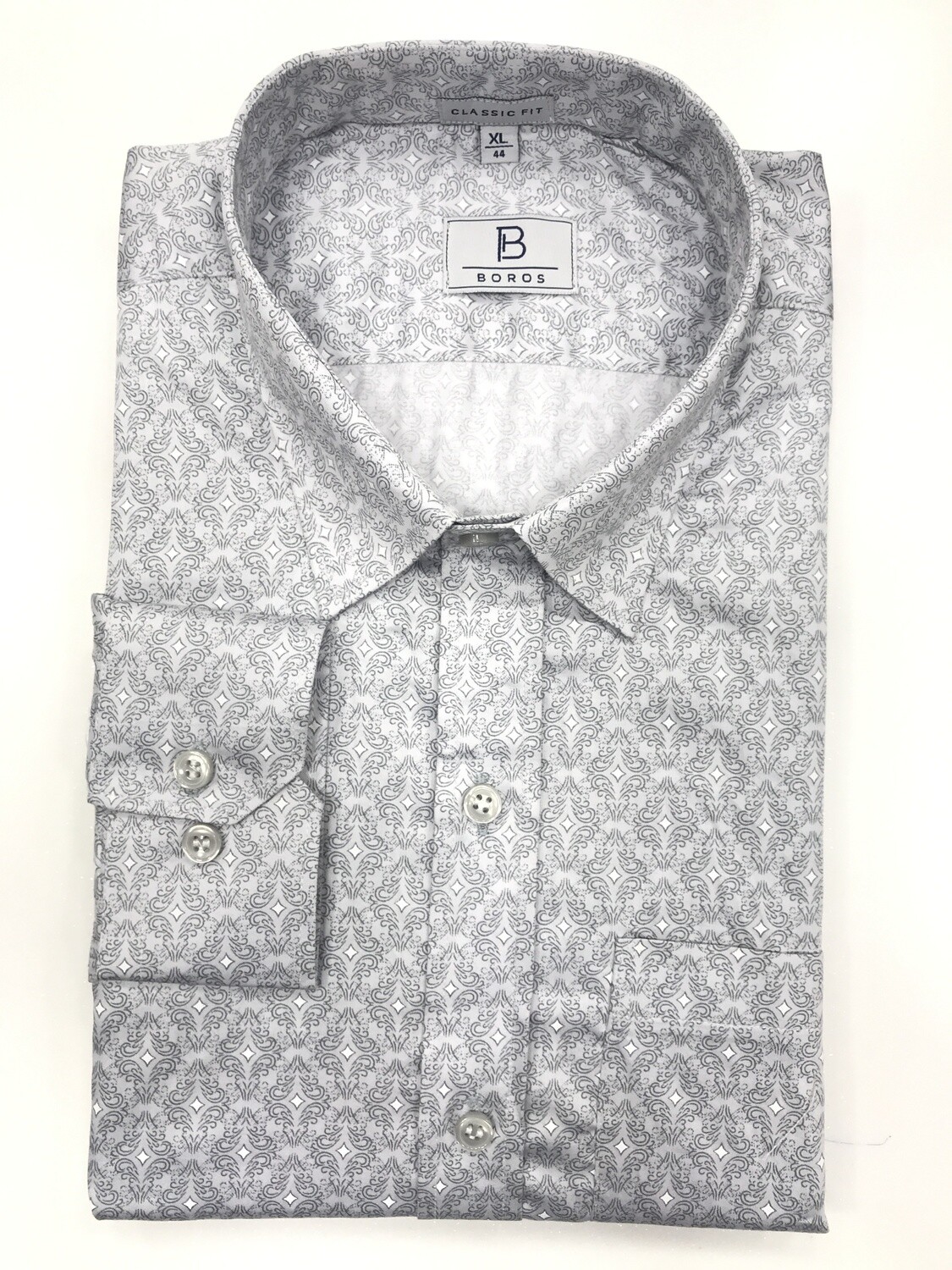 Grey Printed