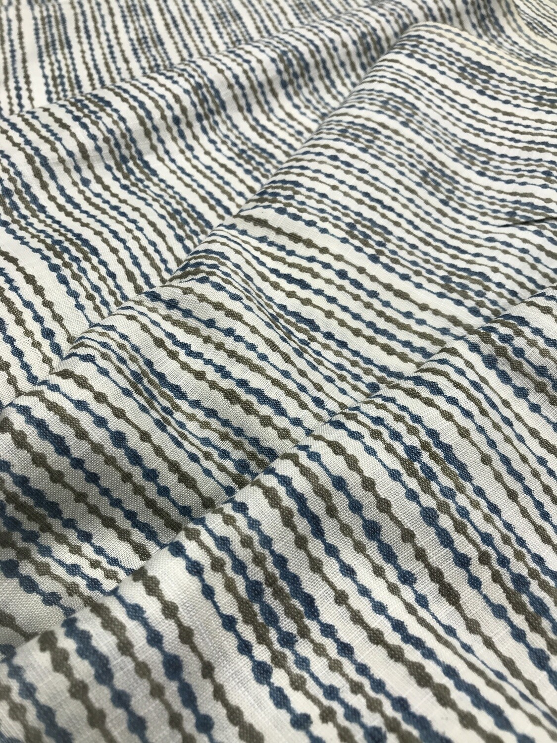White Dot Lines Printed