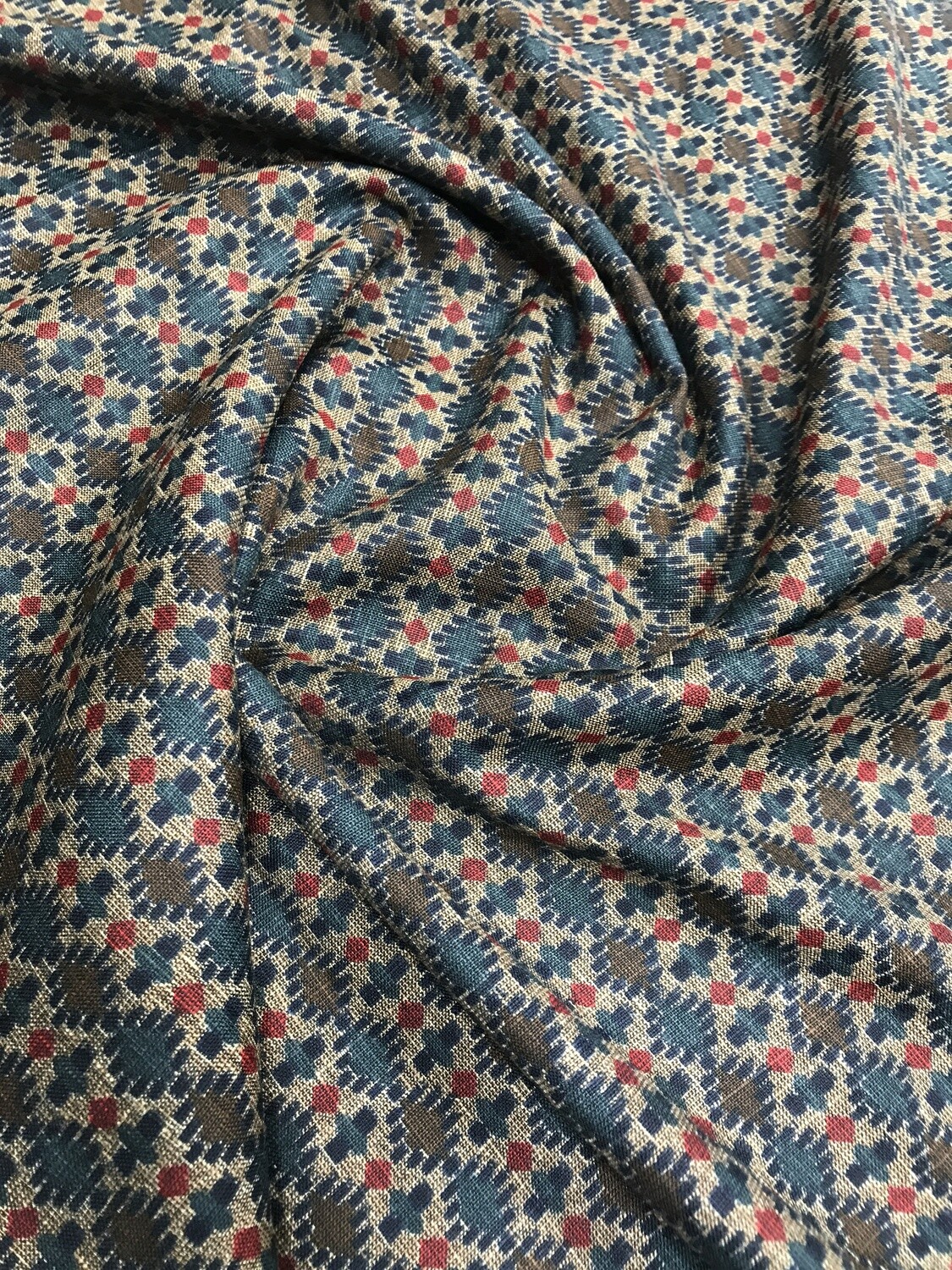 Red &amp; Green Square Printed