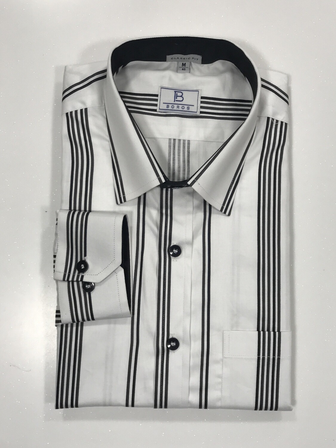 Black Brown White Stripes