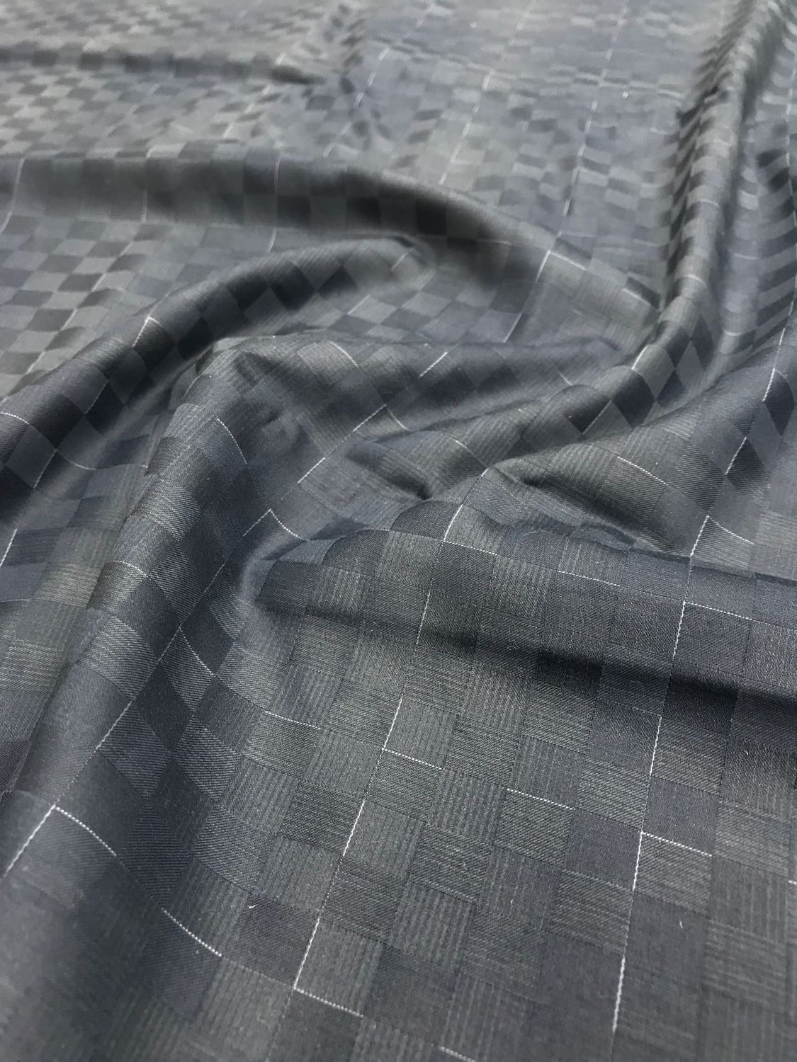 Light Dark Grey Checks
