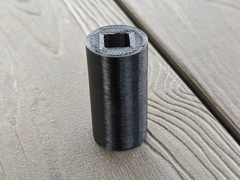 3/4 in PVC Square Insert