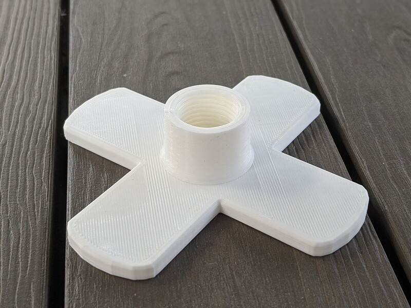 1/2 in PVC Female Threaded Tumbler Stand