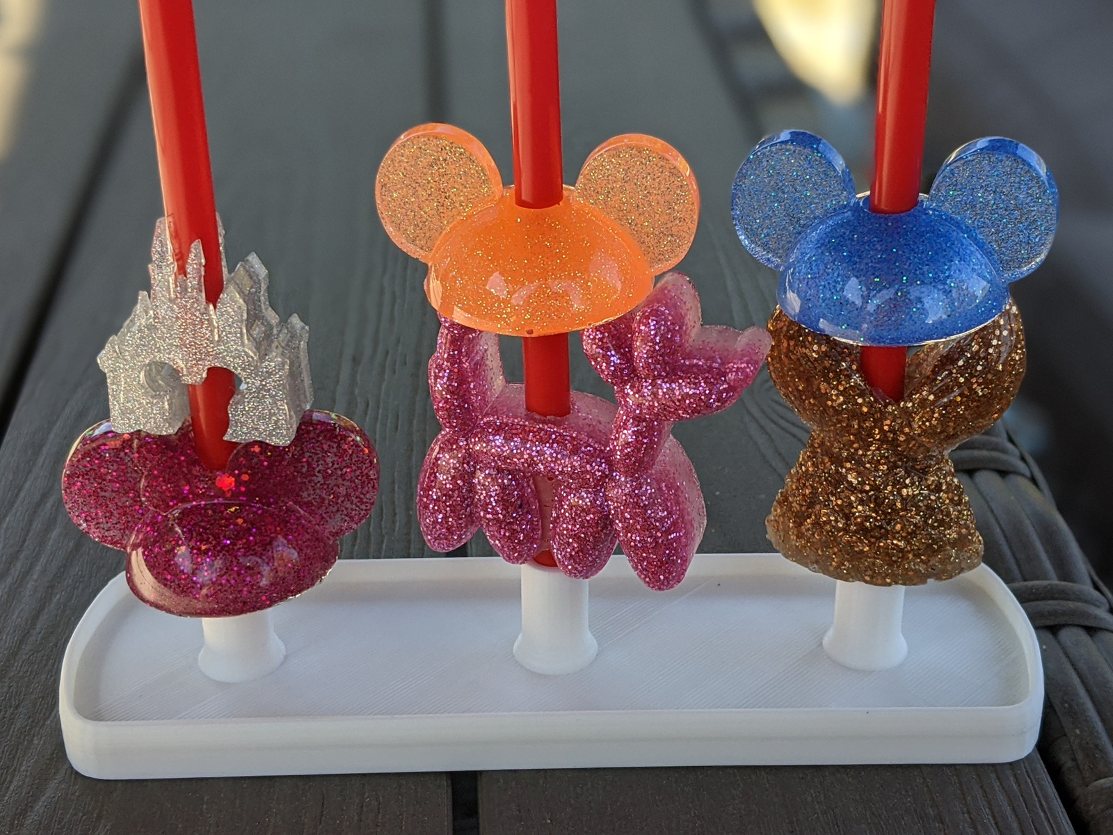 Mickey Straw Toppers 