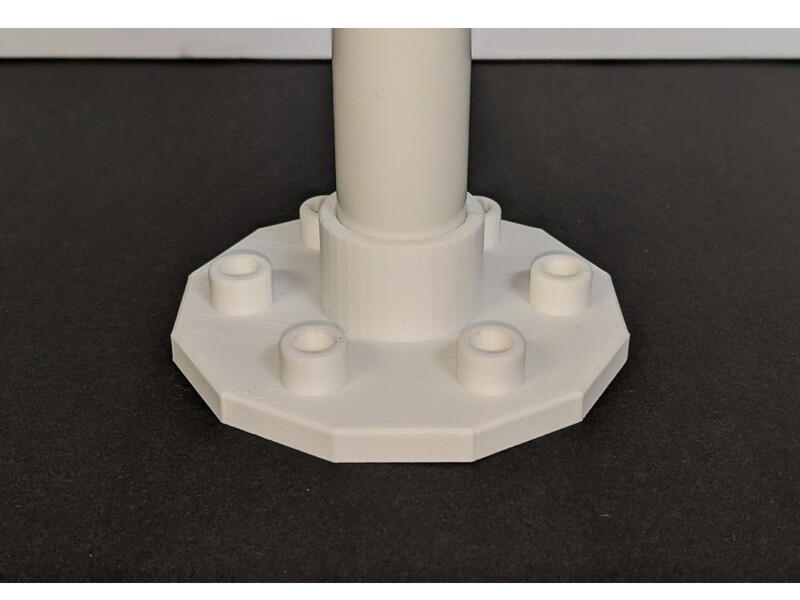20 mm PVC 6 Post Dowel Stand