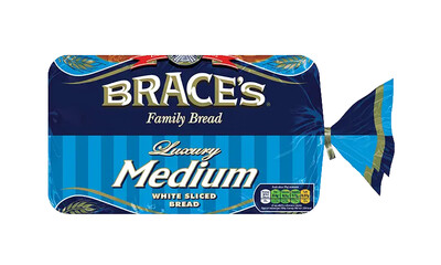 Braces Medium Sliced White