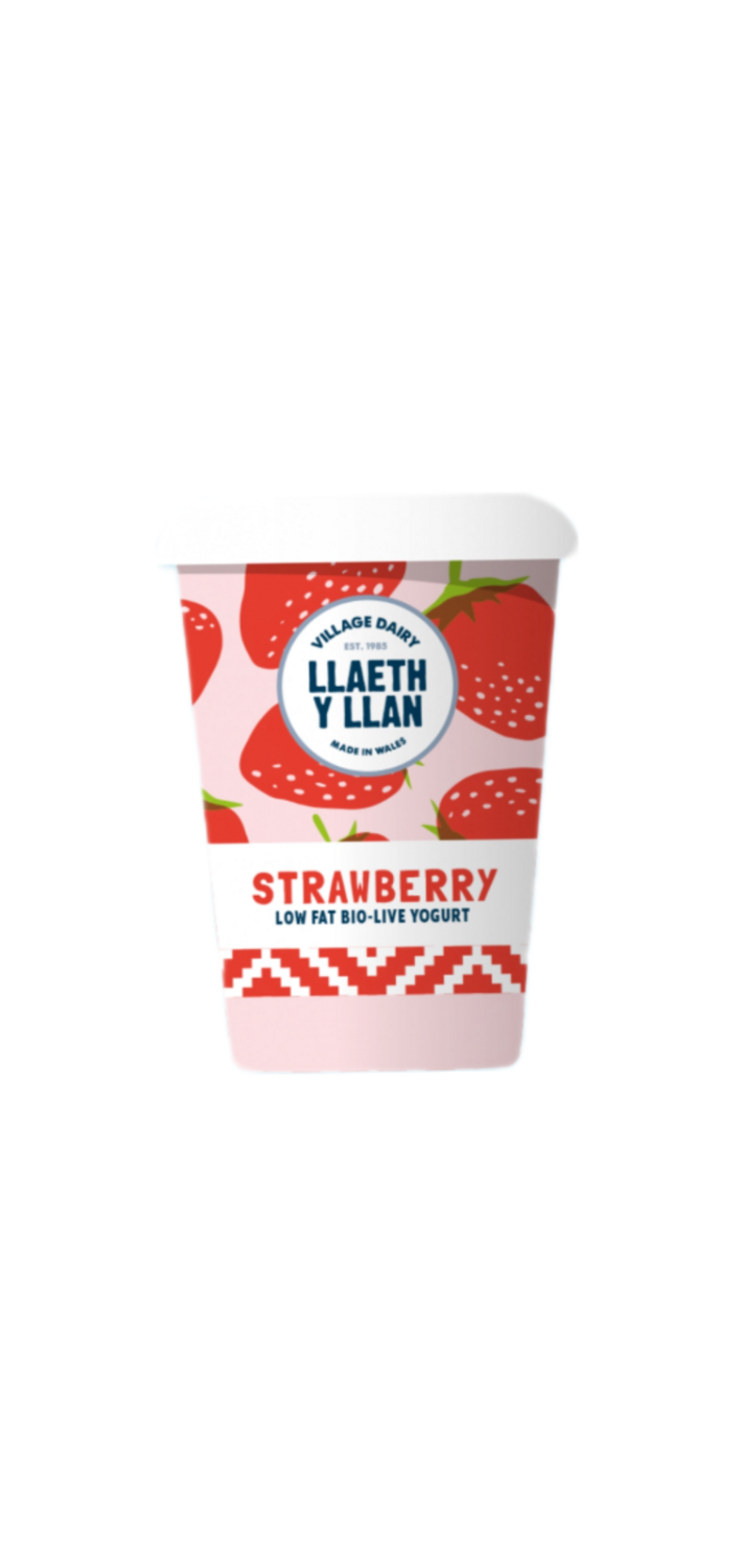 Llaeth Y Llan Strawberry 450g