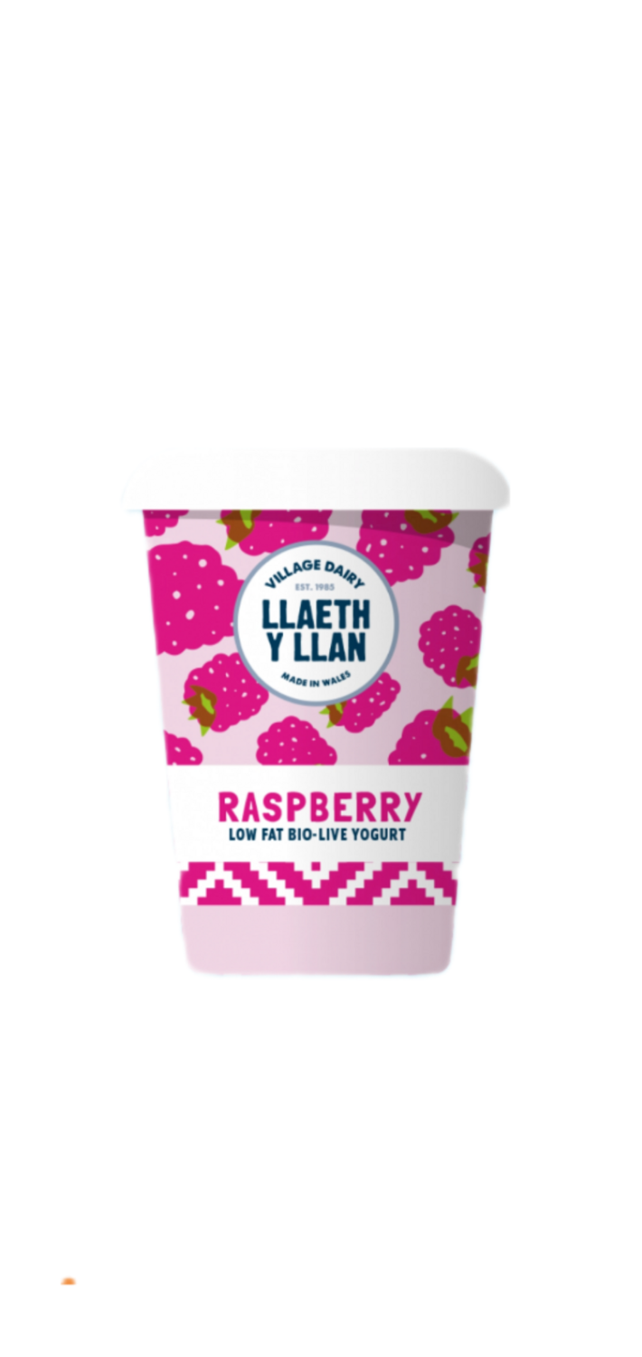 Llaeth Y Llan Raspberry 450g