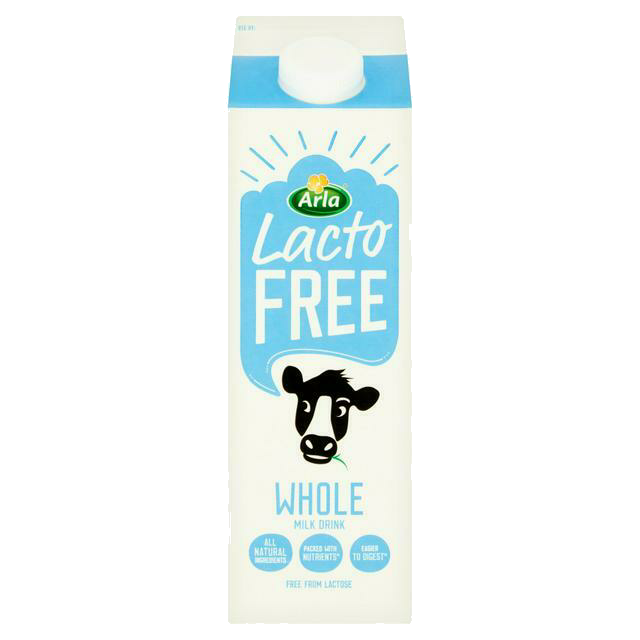 Arla Lacto Free Whole Milk 1ltr