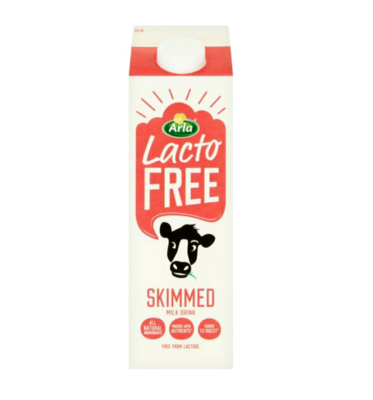 Arla Lacto Free Skimmed Milk 1ltr