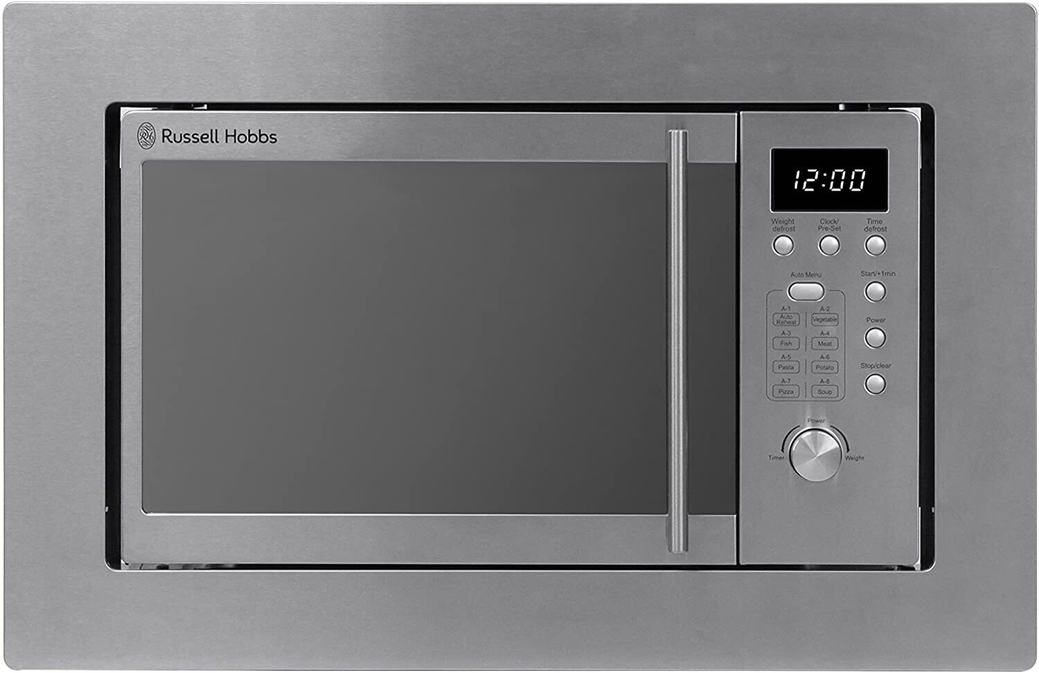 Russell Hobbs RHBM2001 20L Built In Digital 800w Solo Microwave Stainless Steel - Brand New