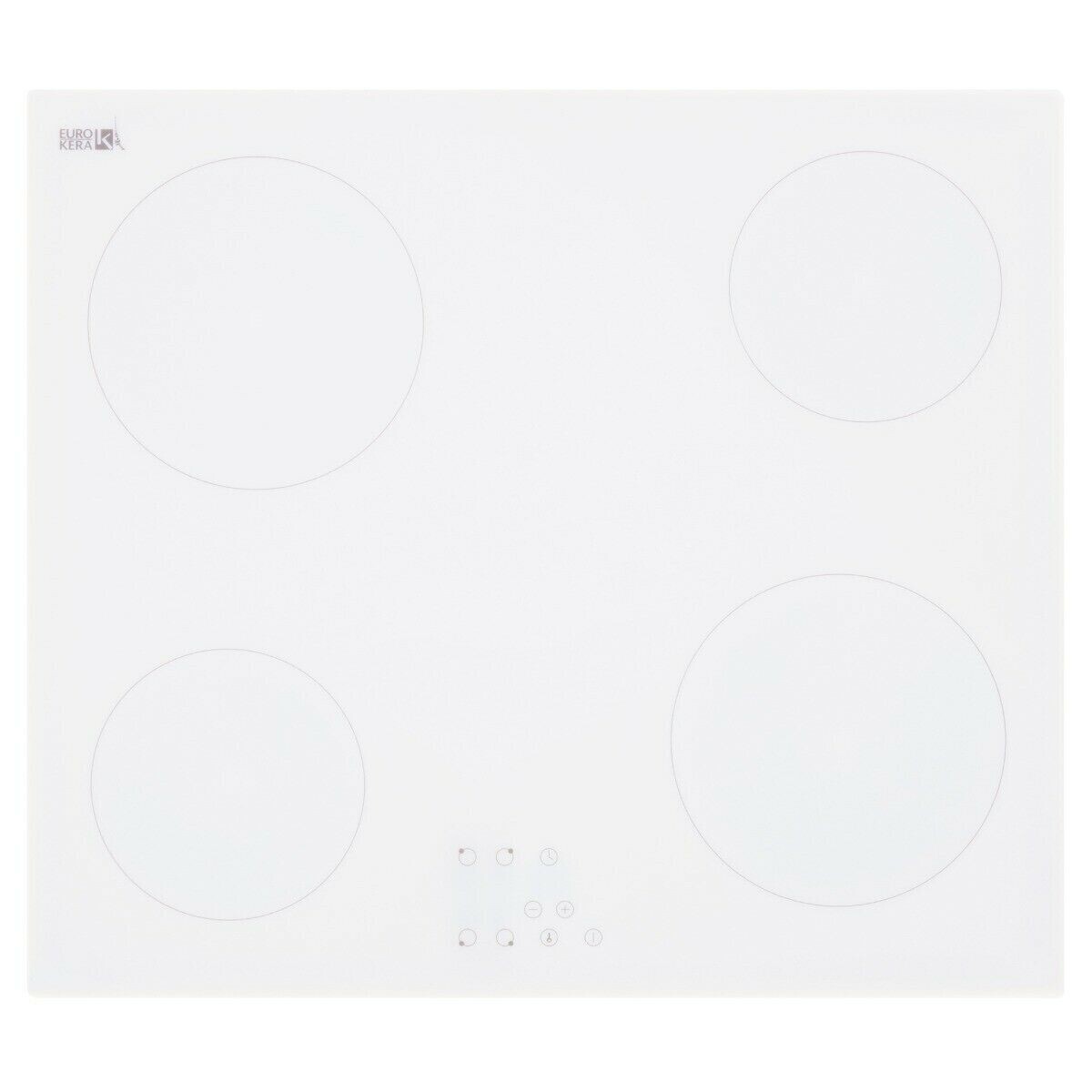 Electric 60cm 4-Zone touch control Ceramic Hob in White - Brand New