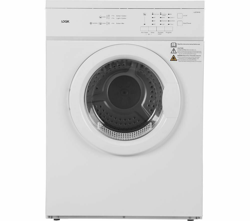 Logik 7KG Vented Tumble Dryer - New Graded / Ex Display